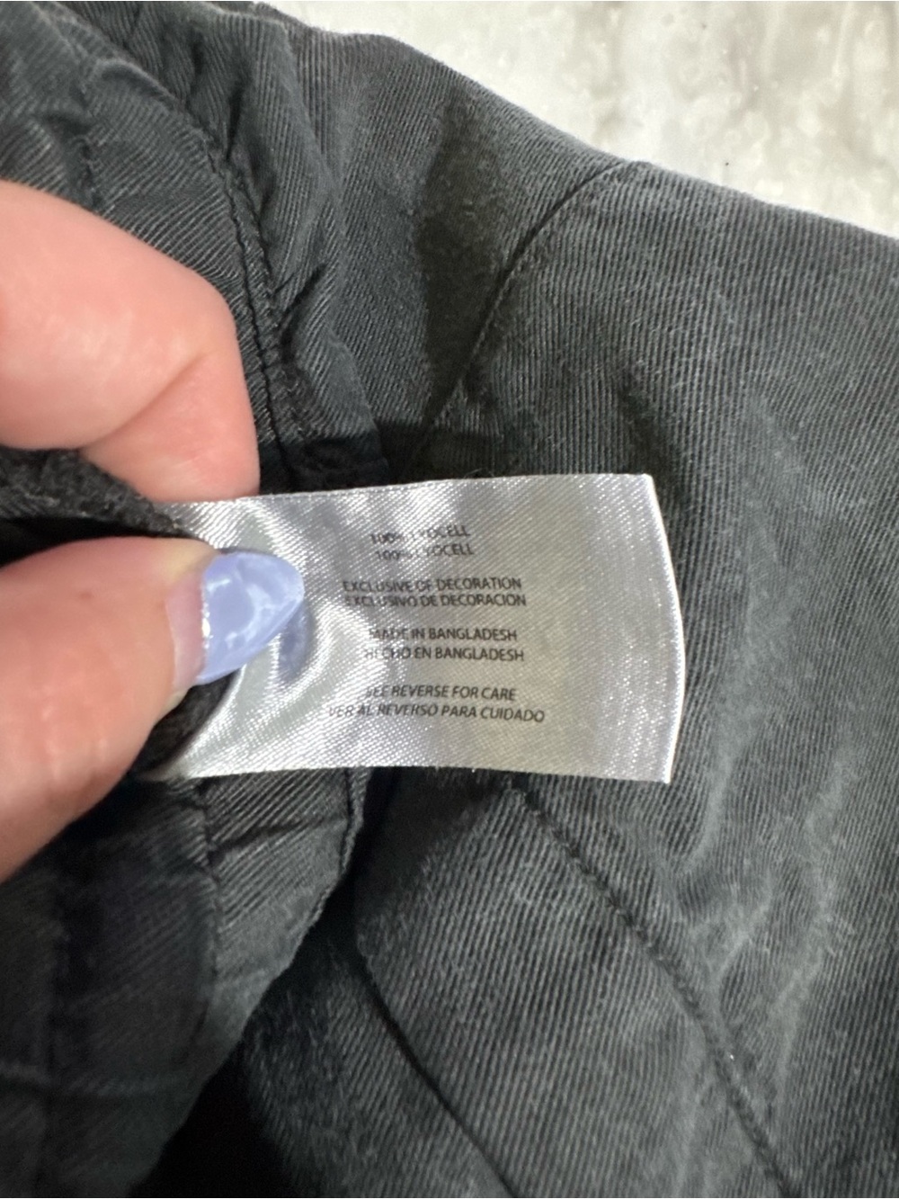 GAP Women’s Charcoal Grey Drawstring Pull On Jogger Pants size M - Picture 4 of 4